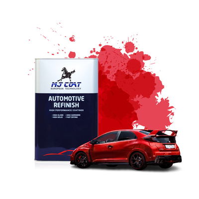 La capa superior automotriz roja pinta el tacto de Honda encima de la pintura de espray 2k