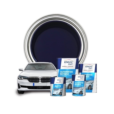 Pintura auto inodora Matte Black de la etapa 2k del OEM sola