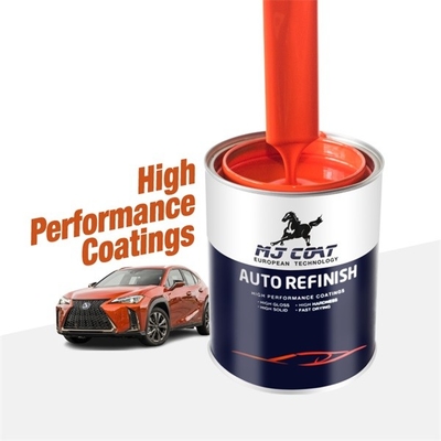 Pintura de repintado automático de color sólido 1K Pintura de repintado de coche de alta adherencia