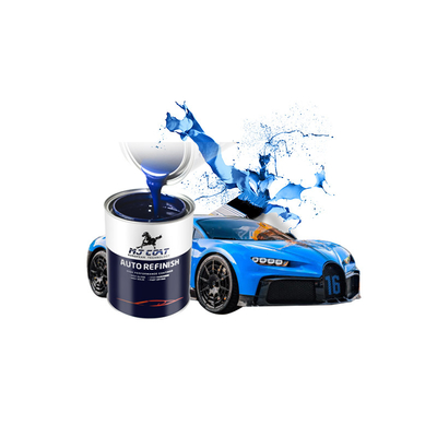 La pintura superior automotriz de la capa de la resina del poliuretano toca encima de la pintura de espray de plata del coche