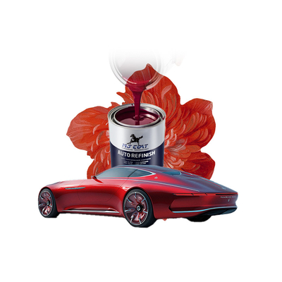 Pintura superior automotriz de la capa del alto lustre con menos contenido del VOC que más los sólidos contentan