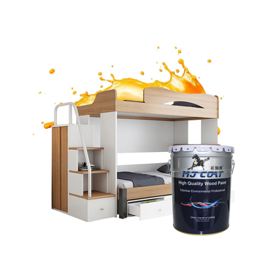 Pintura de madera PU impermeable fácil de aplicar en 2-3 capas Tiempo de secado de baja olor 2-3 horas