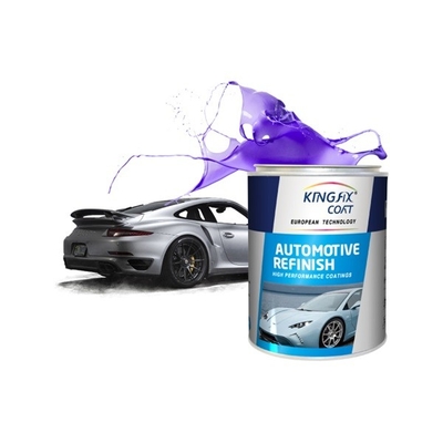 Alta saturación negra metálica de Matte Automotive Base Coat Paint
