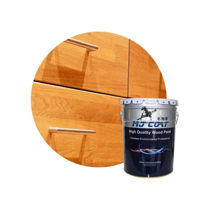 Capa transparente de pintura de madera de poliuretano de alto contenido de sólidos para madera pintada