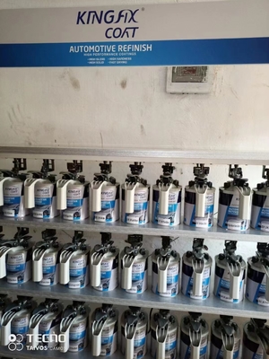 Equipo de mezcla de pintura de reacabado automotriz para fábrica de productos químicos