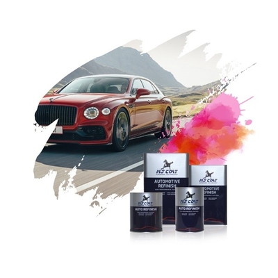 Pintura automotriz acrílica 2K con endurecedor