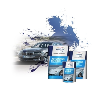 Color sólido alto brillo 1K capa base pintura para coche capa base perla roja brillante