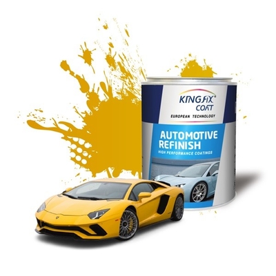 Pintura transparente automotriz del coche del amarillo del hierro de la capa base 1K del alto rendimiento
