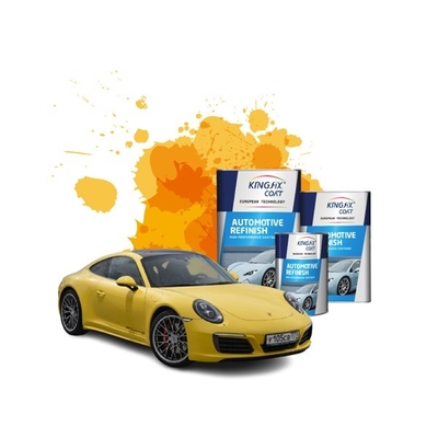 Capa transparente auto resistente amarilla alta transparente Pintura sólida alta del coche resistente a los arañazos