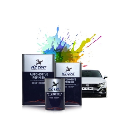 Kit de galón de pintura para automóvil con barniz de sólidos altos para pintura de capa transparente para automóvil resistente al pandeo