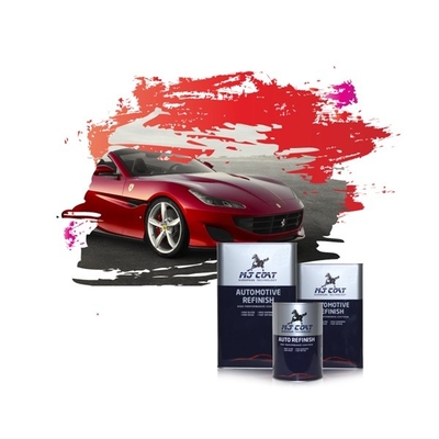Pintura de epoxy roja amarilla azul del coche de la máquina de alisar o cepillar automotriz de la cartilla del SGS