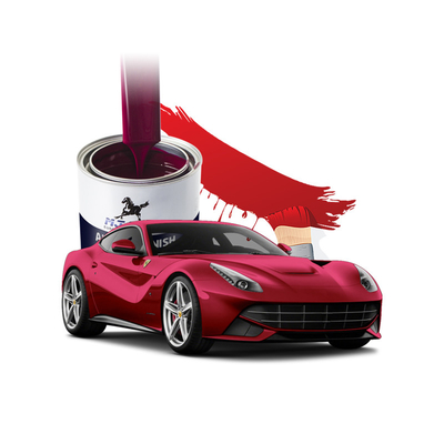 La capa baja automotriz roja pinta resistente para moldear y crecimiento del moho