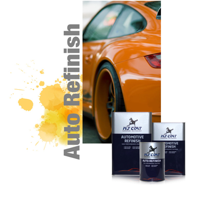 Tamaño del contenedor 1L 4L Pintura de base automotriz de secado rápido con acabado brillante
