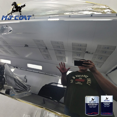 Tamaño del contenedor 1L 4L Pintura de base automotriz de secado rápido con acabado brillante