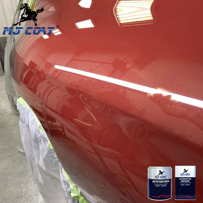Resistencia a los rayos UV Pintura de la capa de base del automóvil con la presión adecuada de la pistola de pulverización