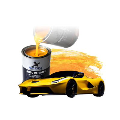 3C SGS CE Pintura de capa superior para automóviles amarillo Seca rápida