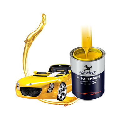 Más del 40% de contenido de sólidos Pintura de capa superior de automóviles a base de agua con acabado brillante