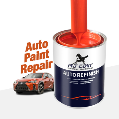 Pintura de capa superior de automóvil brillante con contenido de sólidos superior al 40% para un acabado de alto brillo