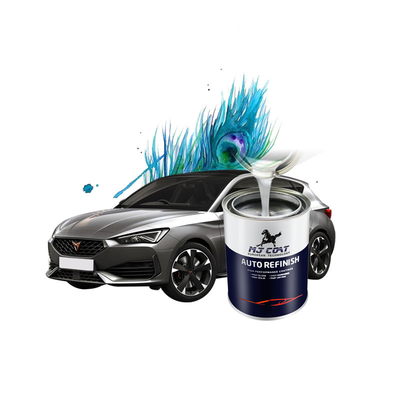 Pintura de la capa de base del poliuretano acrílico para automóviles para una cobertura alta en 1L y 4L tamaño de contenedor