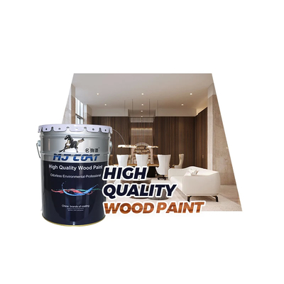 Pintura de madera PU mate para superficies de madera Cobertura 10-15 pies cuadrados / litro Resistente a los arañazos