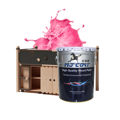 Pintura de madera de PU de nivel de brillo mate Producto de larga durabilidad con bajo contenido de COV