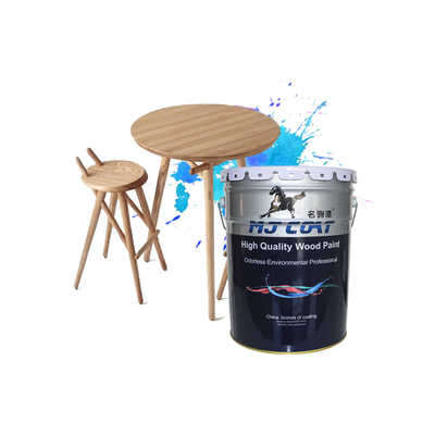 Pintura de madera PU de bajo olor para superficies de madera y madera resistente a los arañazos