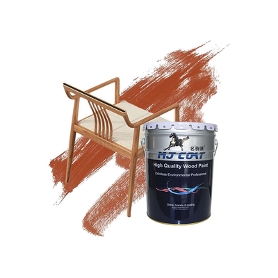 Color de madera mate PU pintura de madera capas impermeables para una aplicación fácil