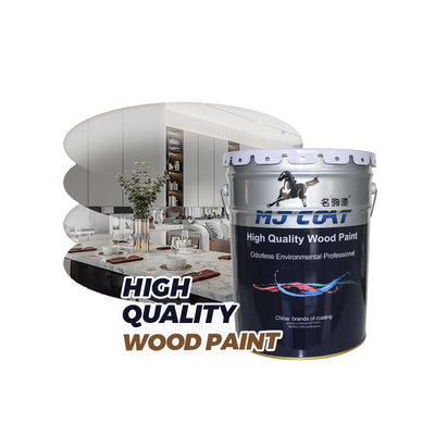Pintura de madera de PU con bajo contenido de COV para una alta durabilidad y cobertura de 10-15 pies cuadrados por litro