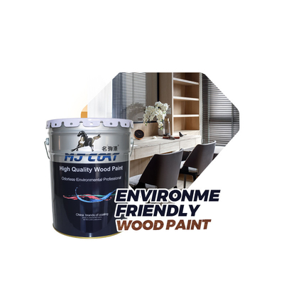 Pintura de madera de PU baja en olor y bajo contenido de COV para superficies de madera