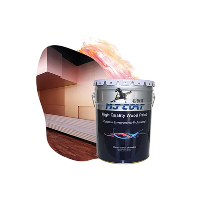 Pintura de PU de madera acabado suave de madera de color de baja olor con 2-3 capas de aplicación