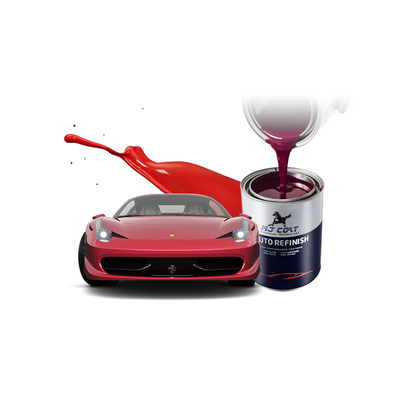Seca de pintura de la capa superior de automóviles brillante Tiempo de recubrimiento 4-6 horas Bajo contenido de COV
