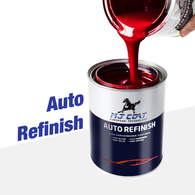 Contenido sólido acabado brillante pintura de capa superior automotriz limpieza fácil con desengrasante