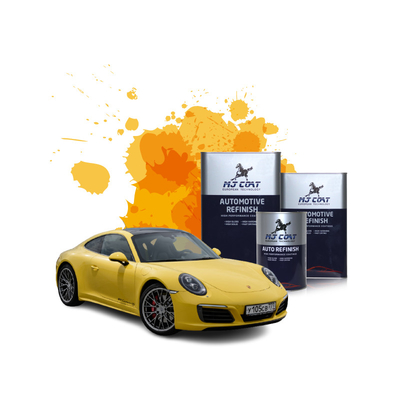 VOC blanco Menos de 50 G/L Pintura de capa superior de automóviles 400-500 pies cuadrados Cobertura 2-3 horas Tiempo de secado